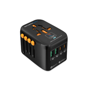 Travel adaptor black