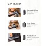 TYMO 3in1 Round Hot Air Brush, Styler & Straightener - Image 2