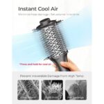 TYMO 3in1 Round Hot Air Brush, Styler & Straightener - Image 4