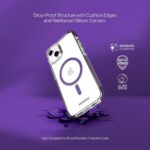 Microdia crystal Gear Case for iPhone 15 Plus - Purple - Image 2